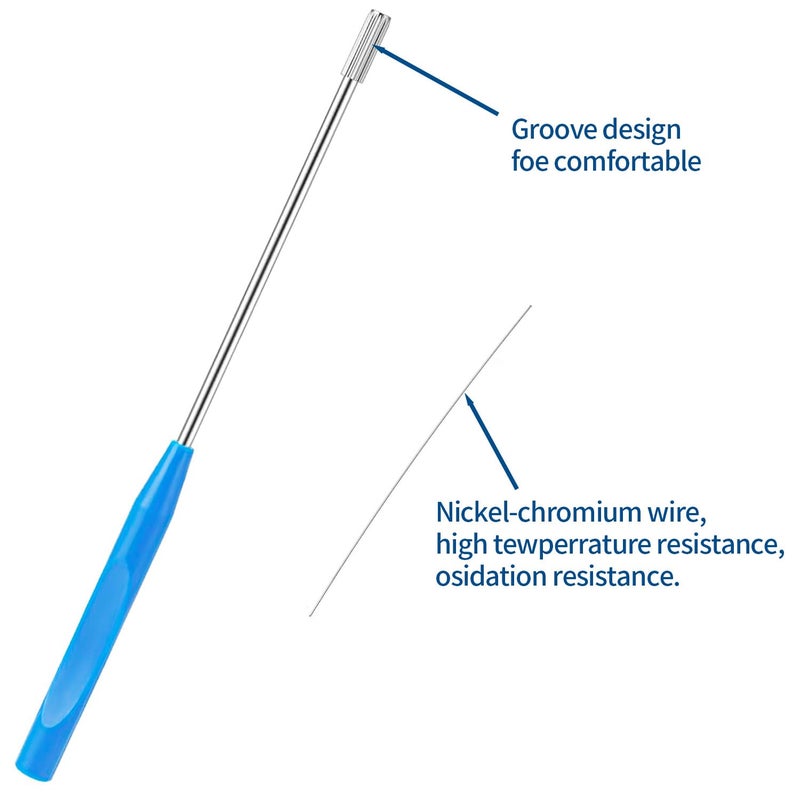 Surf turtle Reusable Inoculating Loop Inoculating Rod Kit Laboratory Research Teaching Tools for Bacterial Tissue Culture (100pcs Inoculating Needle + 1 Piece Inoculating Rod) - Image 4